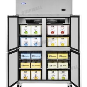 TBSA10 4 Split Door Upright Storage Fridge 900L - Image 4