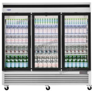BGA2K 3 Door Upright Display Fridge 2050L - Image 5