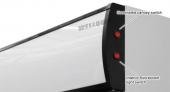 Energy-efficient upright display fridge with 1000L capacity, fan-forced cooling and adjustable shelves