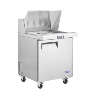 MSA22 1 Door Mega Salad Prep Fridge 220L 6×GN1/3