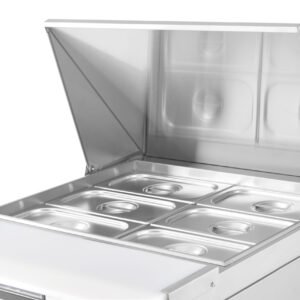 MSA22 1 Door Mega Salad Prep Fridge 220L 6×GN1/3 - Image 6