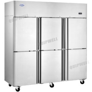 TBSC15 6 Split Door Upright Storage Freezer 1400L - Image 1