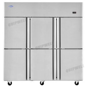 TBSA15 6 Split Door Upright Storage Fridge 1400L - Image 2