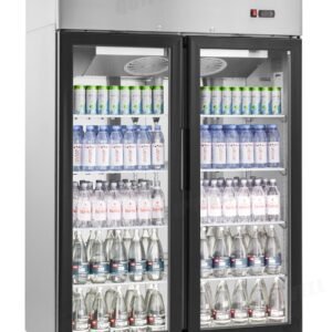 TGA10B 2 Door Upright Display Fridge 900L - Image 2