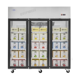 TGA15B 3 Door Upright Display Fridge 1400L - Image 6