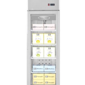 TGA50 1 Door Upright Display Fridge 410L - Image 3