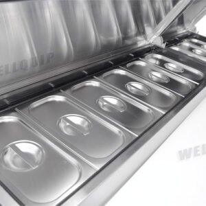 commercial pizza prep fridge for pizzerias, cafés, and restaurants