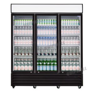LG15HB 3 Door Upright Display Fridge 1500L - Image 3