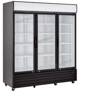 LG15HB 3 Door Upright Display Fridge 1500L - Image 4
