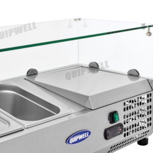 VRX156 Countertop Salad Prep Fridge 1500mm - Image 4