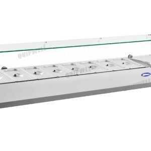 VRX188 Countertop Salad Prep Fridge 1800mm - Image 3